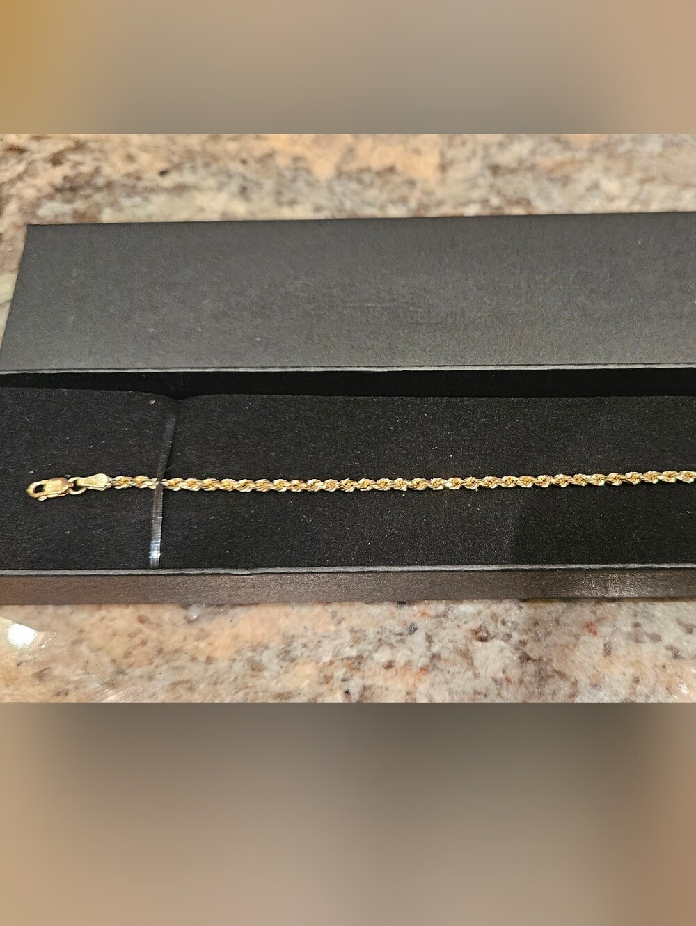 10k Solid Gold Rope Bracelet